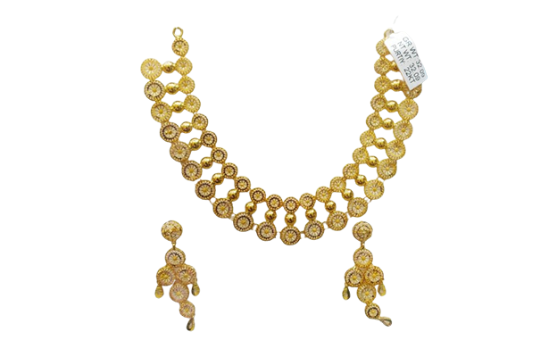 Round Necklace Set Merchant, Trader & Exporter in Nurpur Bazar, Srikrishnapur, Ashoknagar, North 24 Parganas, West Bengal & India